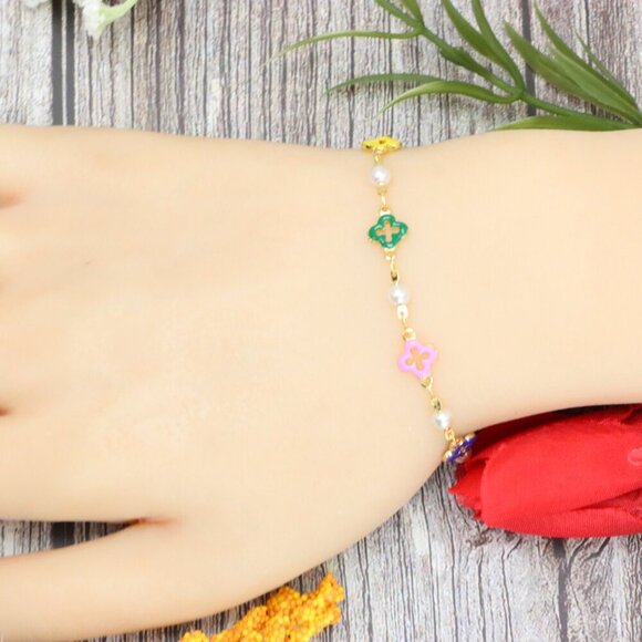 "Trendy Handmade Bracelet – A Stylish Gift for Women & Girls, MAR091590 - Picture 4 of 10